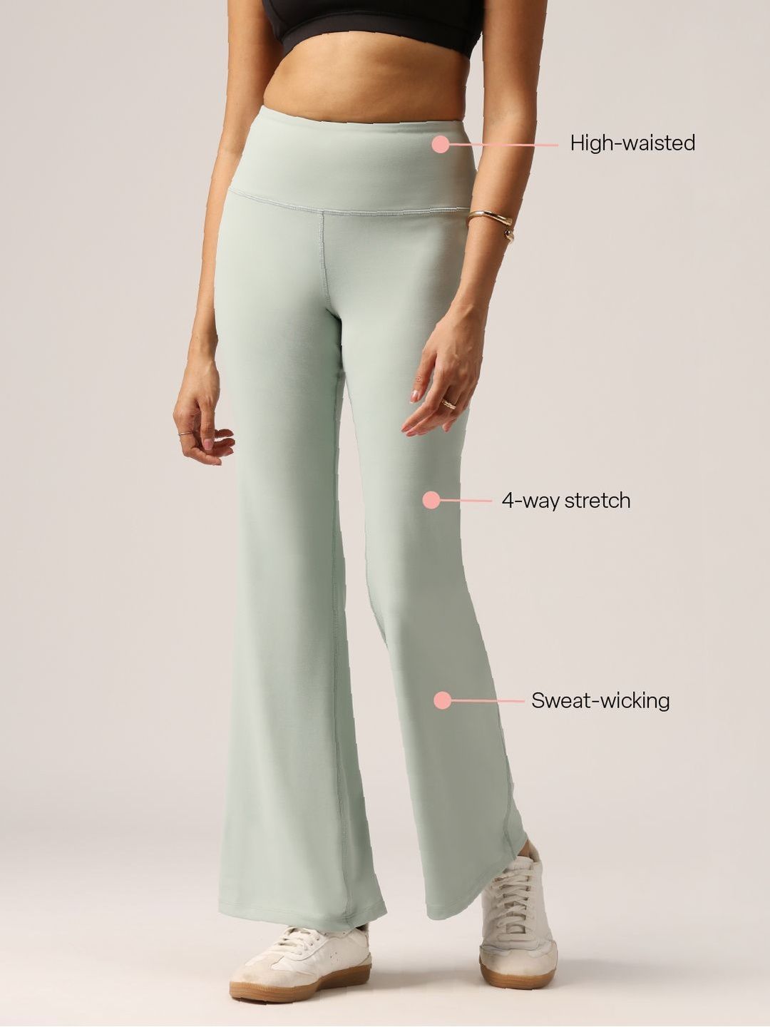 Women Relaxed High-Rise Zip Trousers