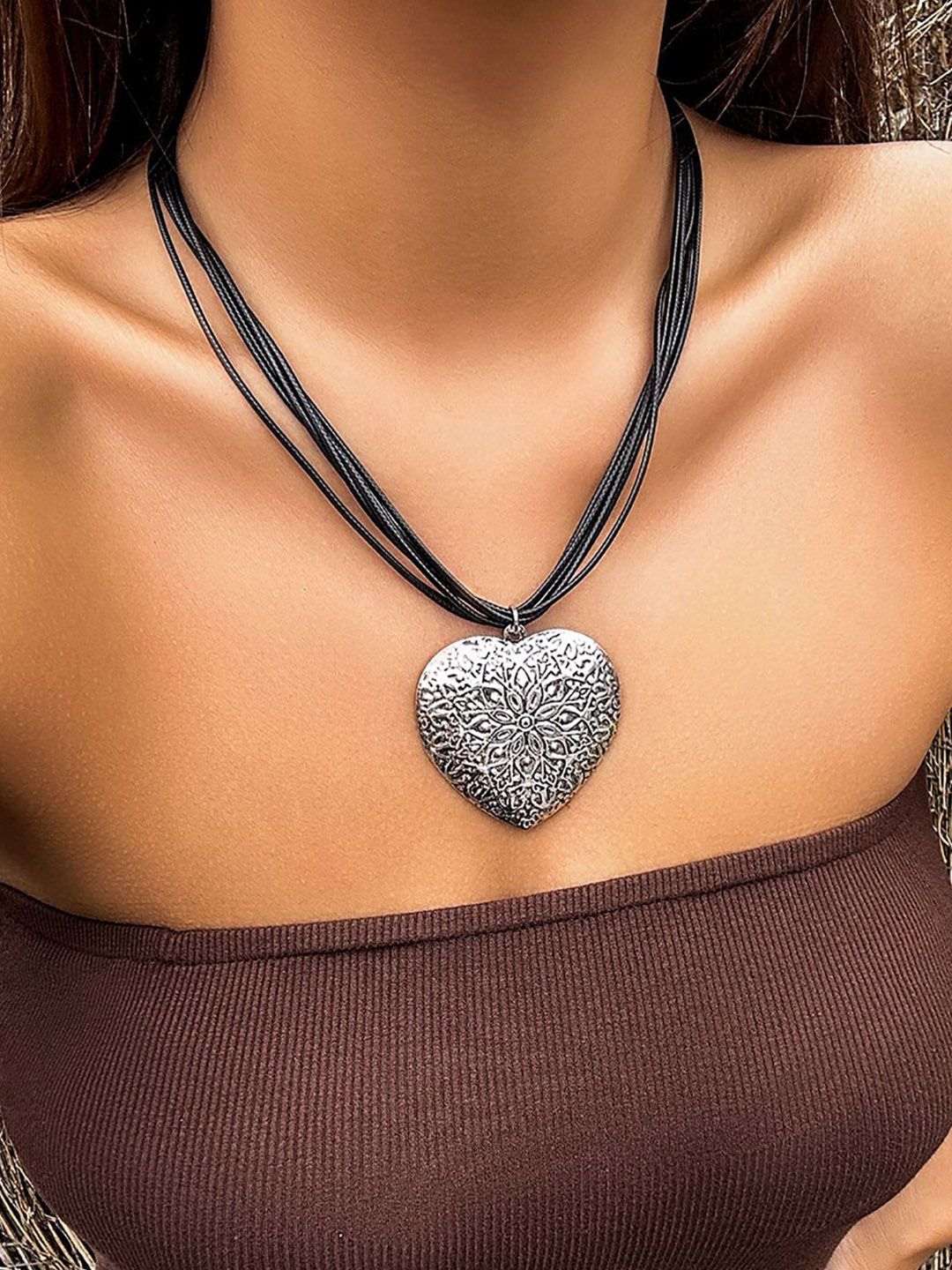Silver-Plated Layered Chain