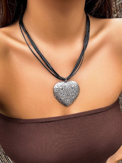 Silver-Plated Layered Chain