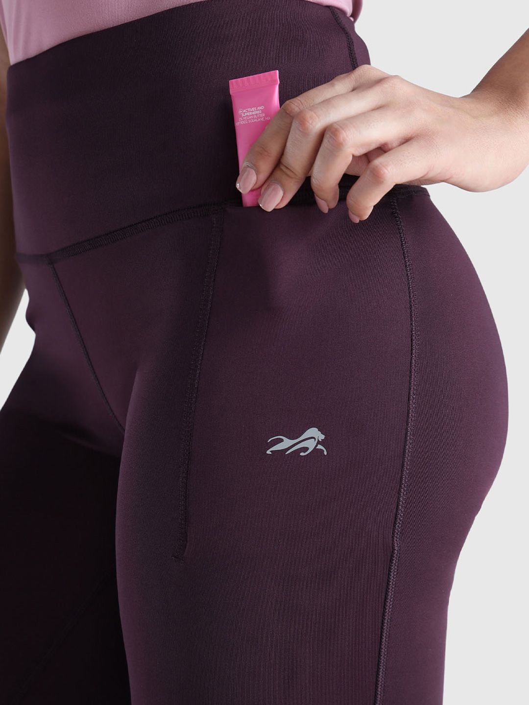 High Rise Waist Flare Tights