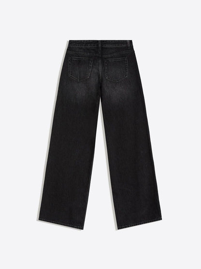 Low-Rise Wide-Leg Jeans