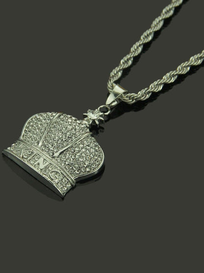 SALTY Stainless Steel Quirky Pendant With Chain