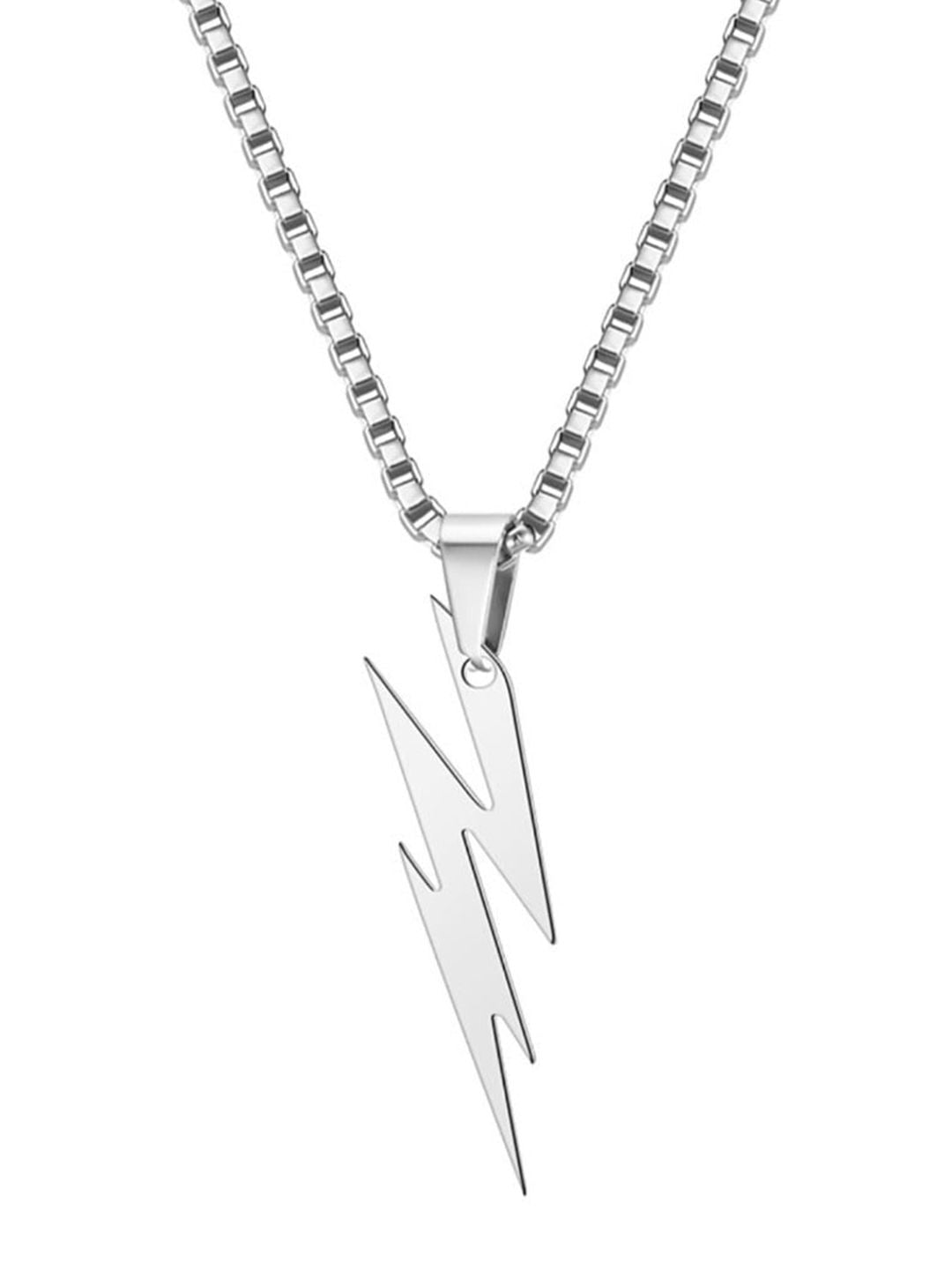 SALTY Voltage Men Stainless Steel Contemporary Pendant with Chain