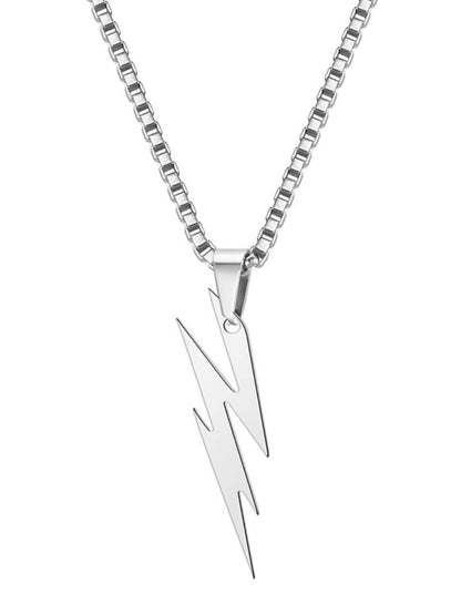 SALTY Voltage Men Stainless Steel Contemporary Pendant with Chain