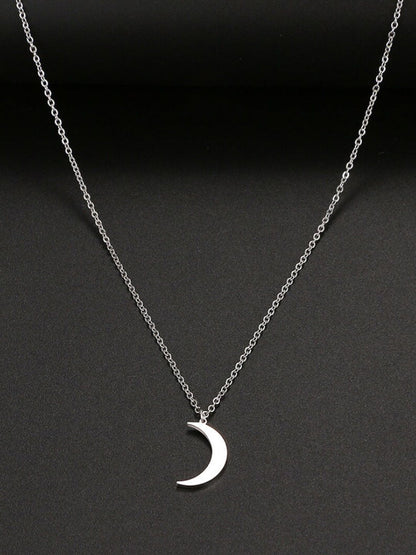 SALTY Set Of 2 Stainless Steel Layered Necklace
