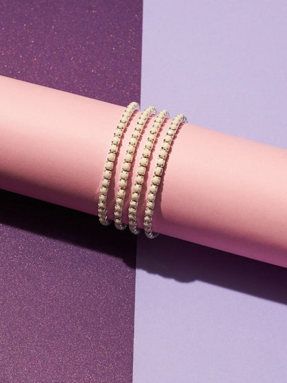 SALTY Set Of 4 Bangle-Style Bracelets
