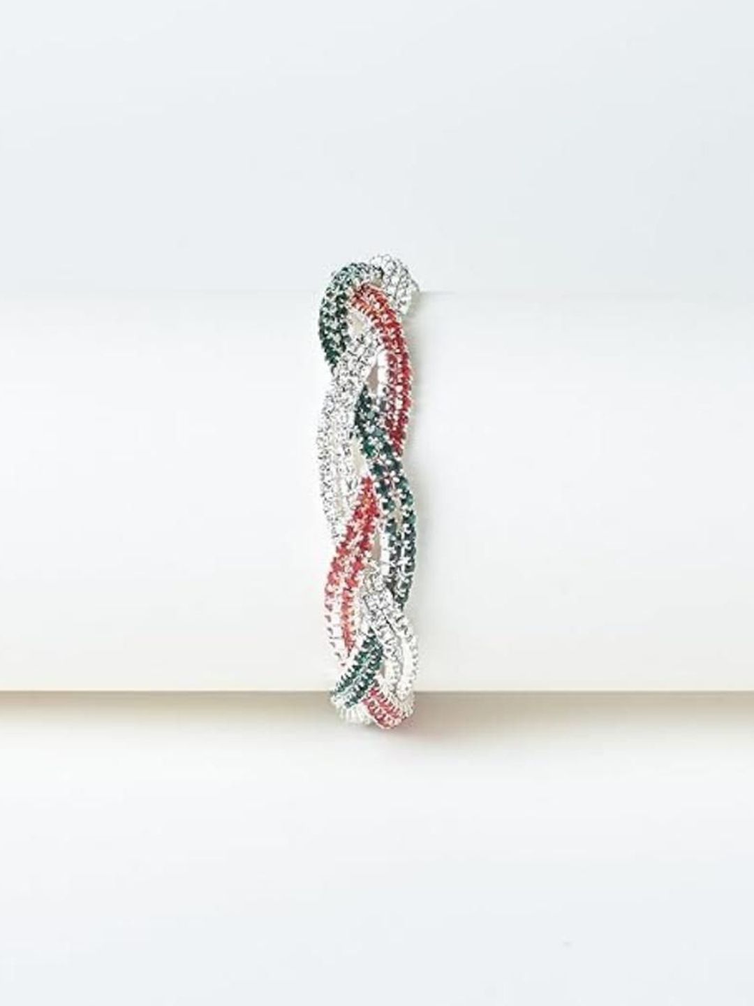 SALTY Royal Regalia Women Artificial Stones Studded Stretchable Elasticated Bracelet