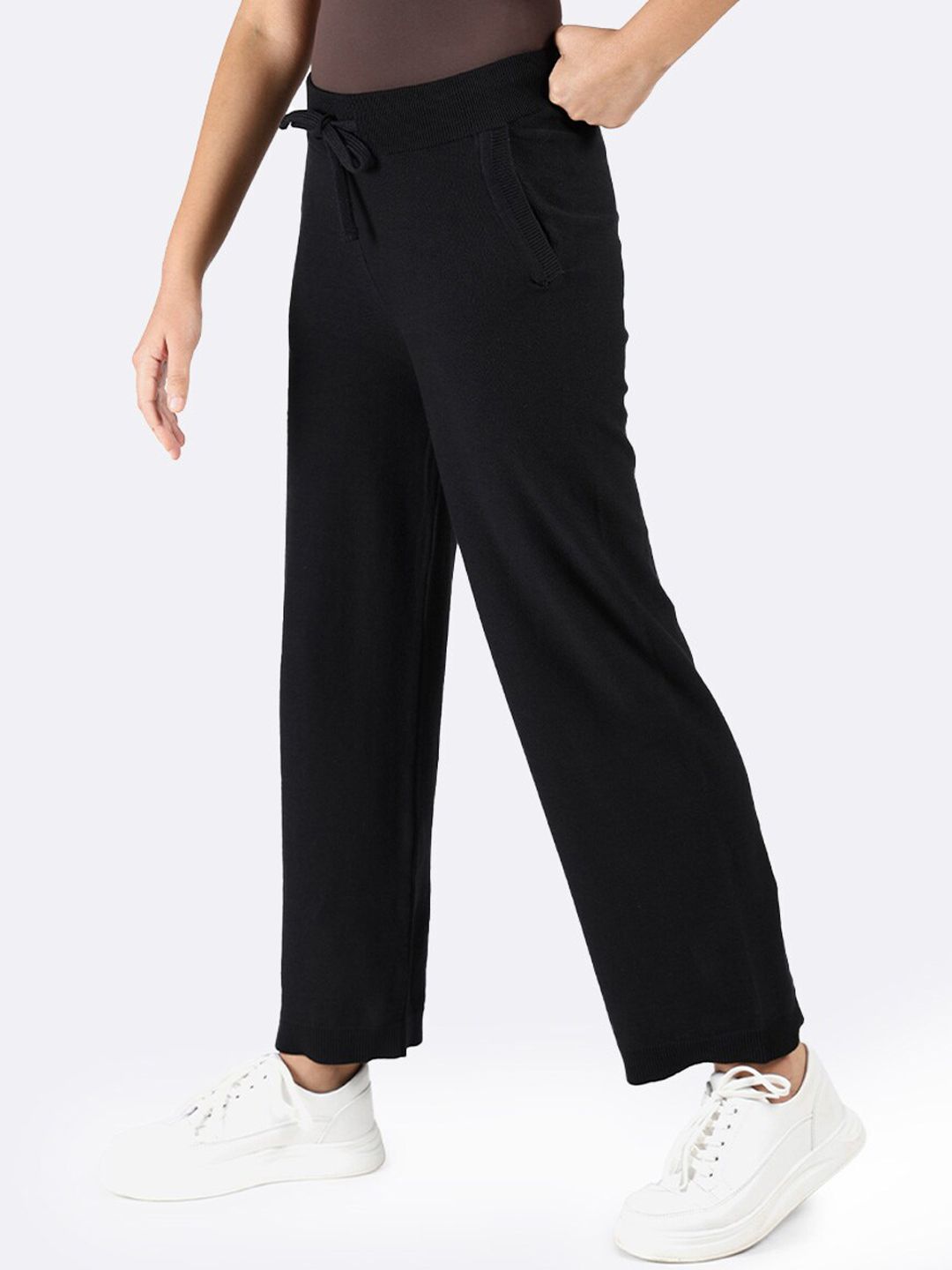 Women Move All Day Plus Size Relaxed-Fit Pure Cotton Trackpants