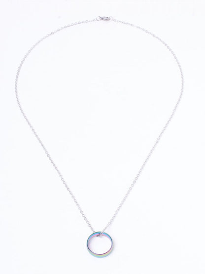 SALTY Circular Pendants with Chains