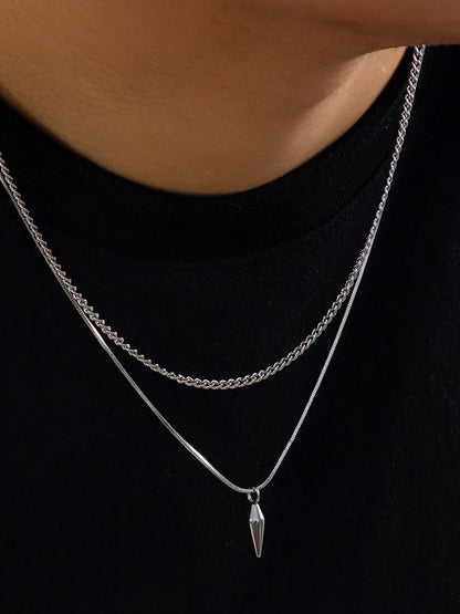 Silver-Plated Minimal Necklace