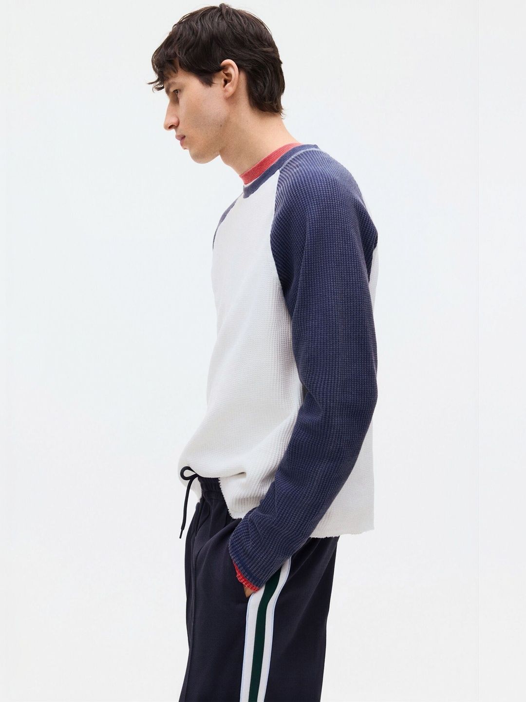 Regular Fit Waffled Jersey T-shirt