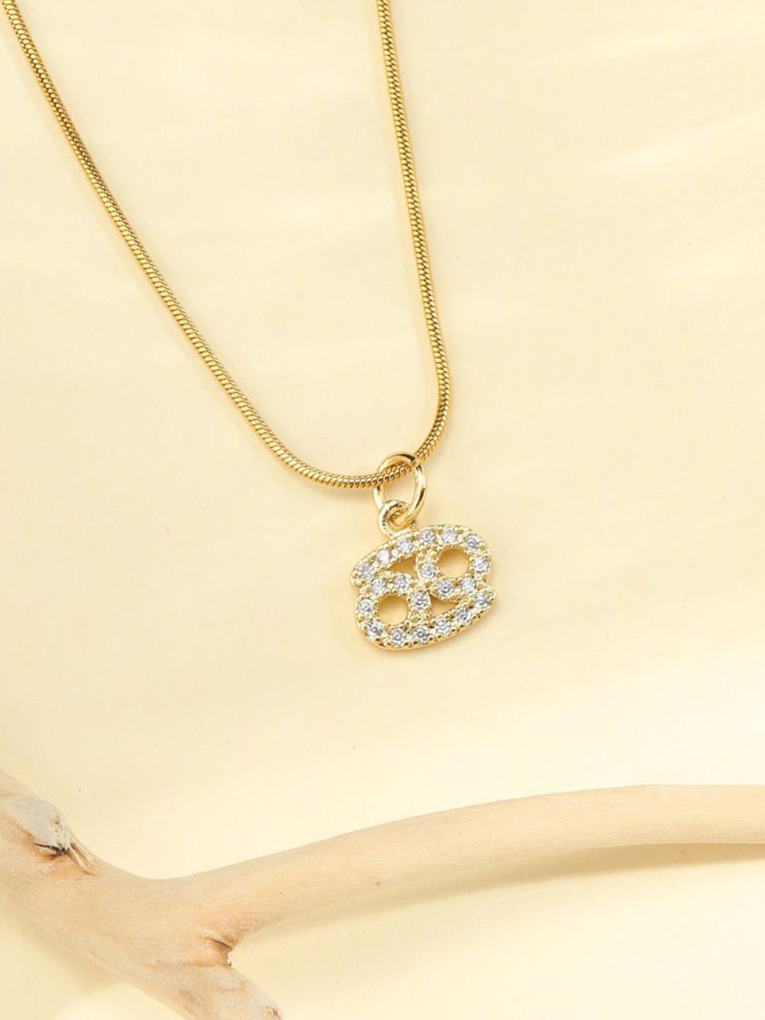 SALTY Pack of 2 Women Cosmic Zodiac Pendant - Cancer