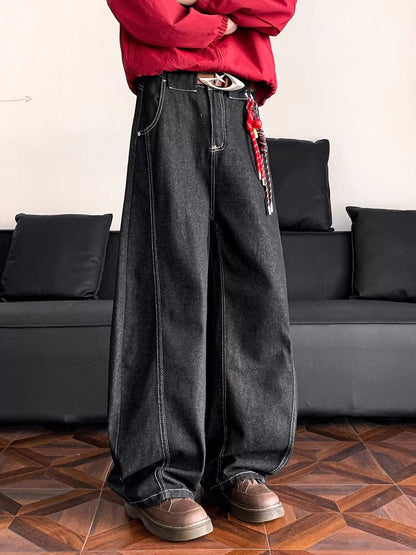 Men Baggy Fit Mid-Rise Heavy Fade Jeans