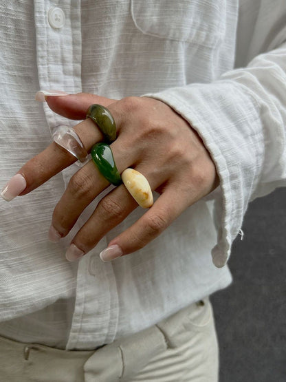 Women Resin Finger Ring