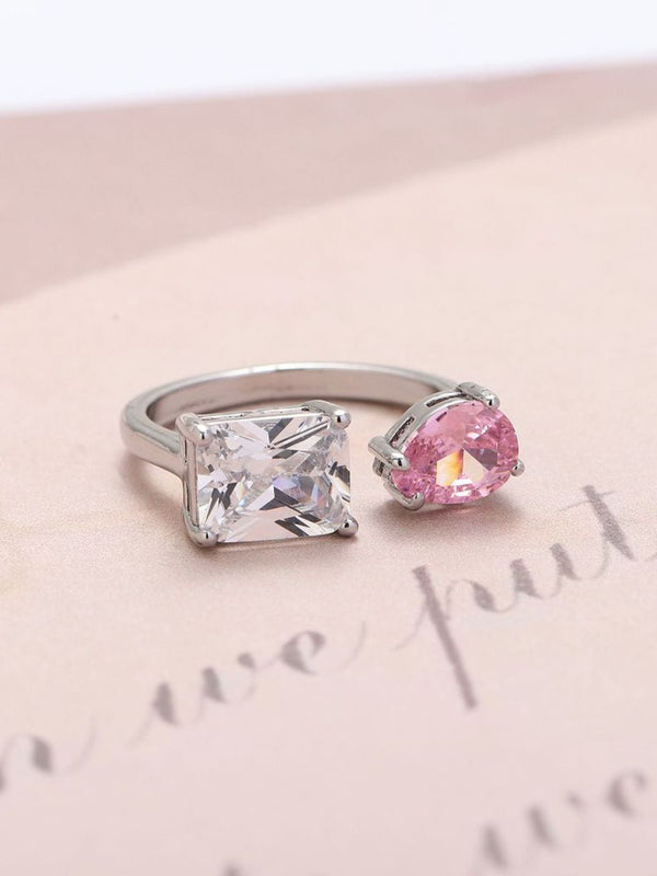 SALTY Mesmerize Toi-et-Moi Ring for Women & Girls Finger Ring Jewellery Accessories