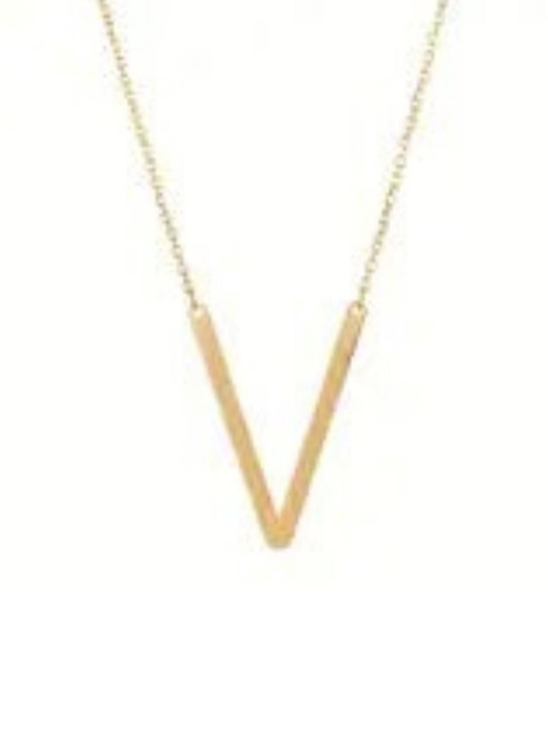 SALTY Stainless Steel Chic Alphabet Golden Chain