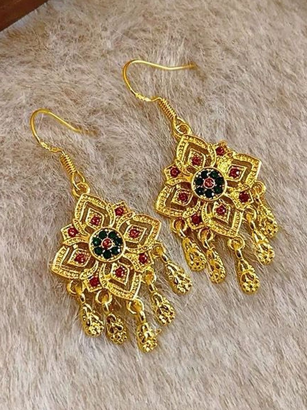 Geometric Drop Earrings