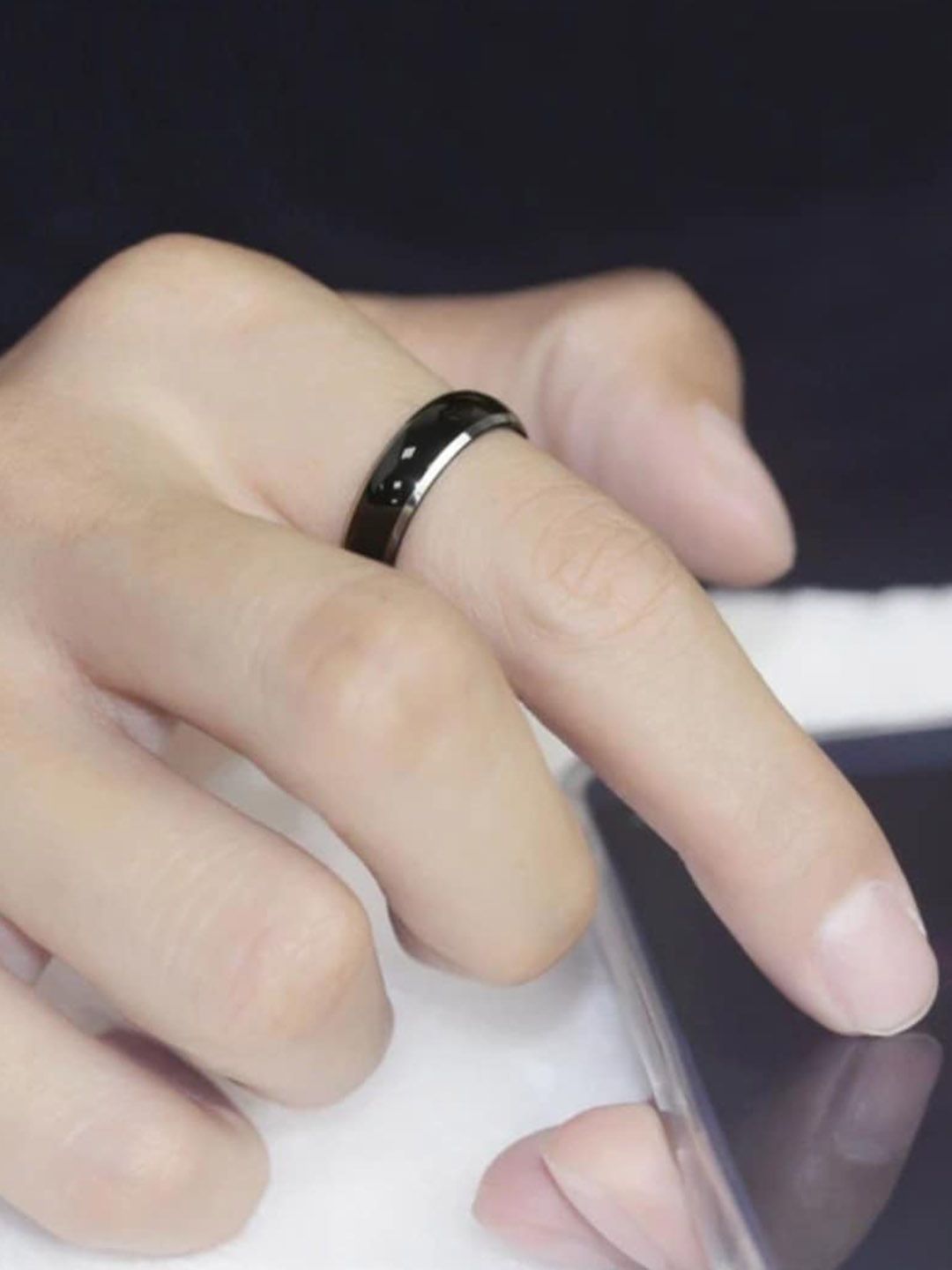SALTY Men Stainless Steel Cool-Cat Finger Rings