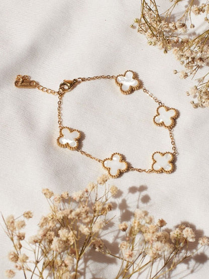 SALTY Women Victorian Clover Adjustable Bracelet for Accessories for Everyday Wear