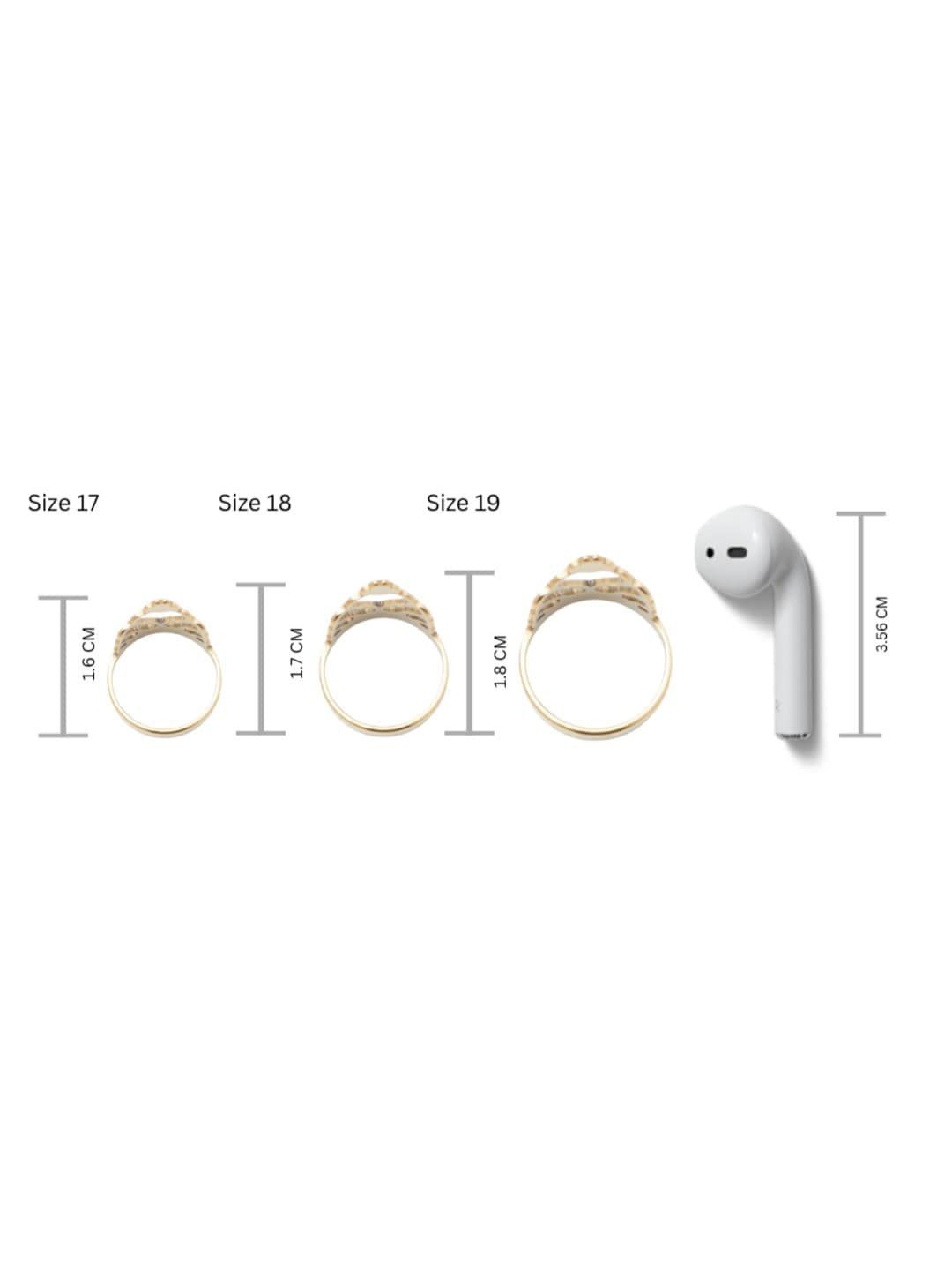 SALTY Nostalgic Noble Stainless Steel Finger Ring