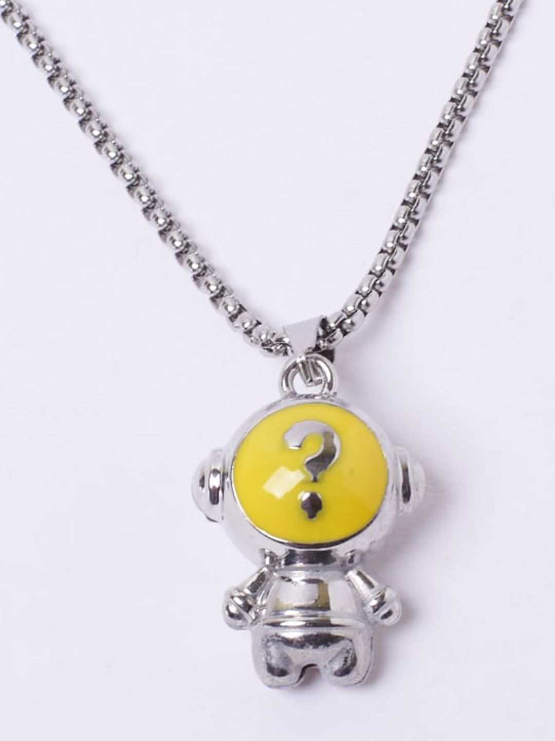 SALTY Silver-Plated Contemporary Pendants with Chains