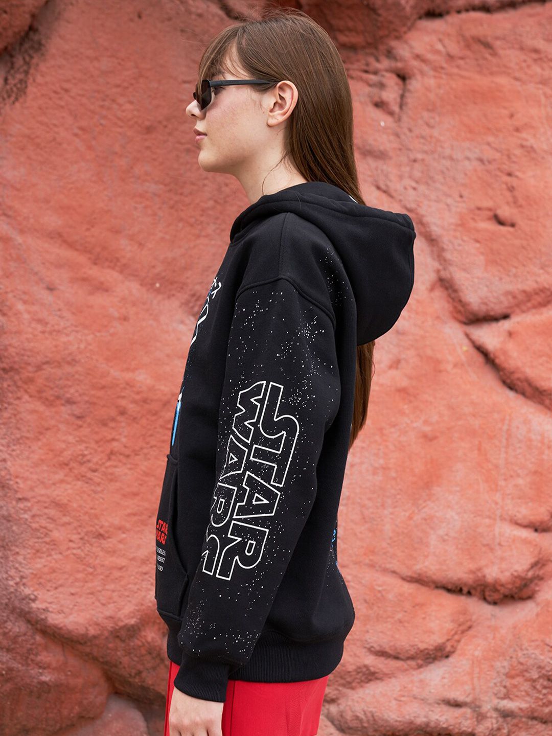 Star Wars Dark Side Graphic Hooded Sweatshirt