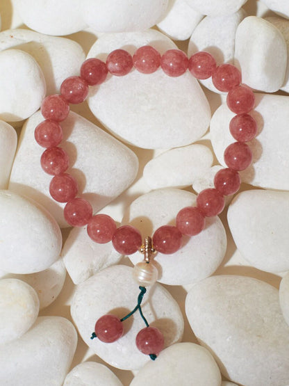 SALTY Crystals Beaded Elasticated Bracelet