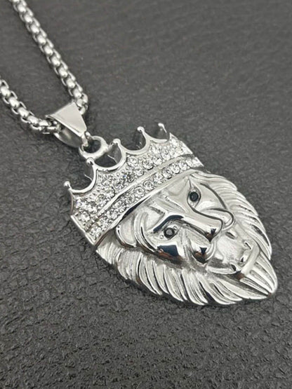 SALTY Men Stainless Steel Animal Shaped Pendants with Chains