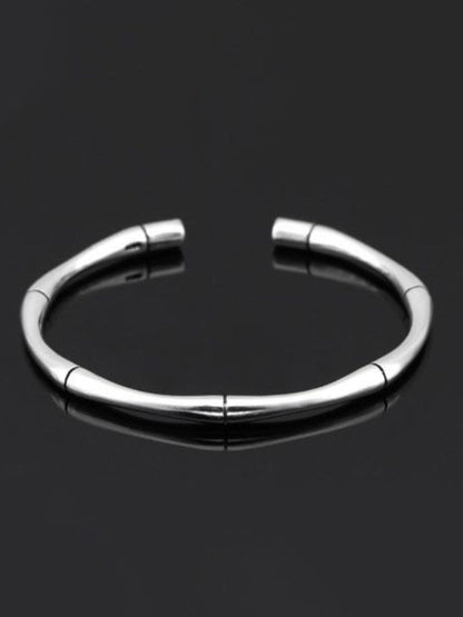 SALTY Men Stainless Steel Cuff Bracelet