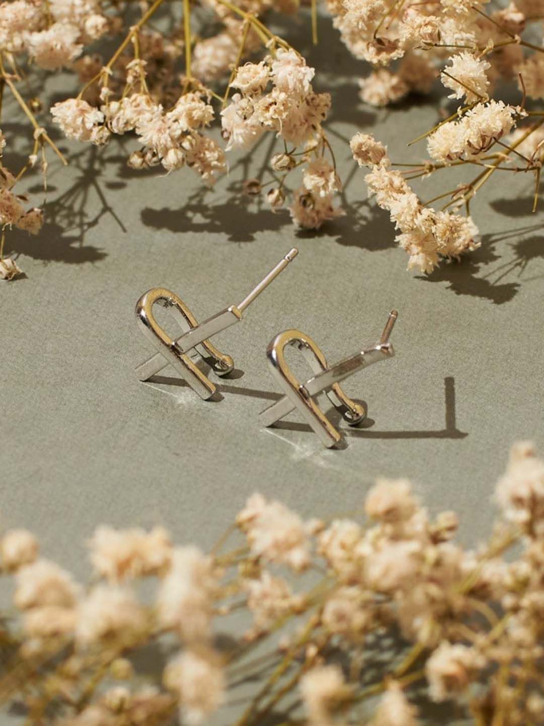 SALTY Stainless Steel Contemporary Studs Earrings
