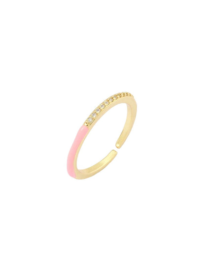 SALTY Stones Studded Sublime Love Ring