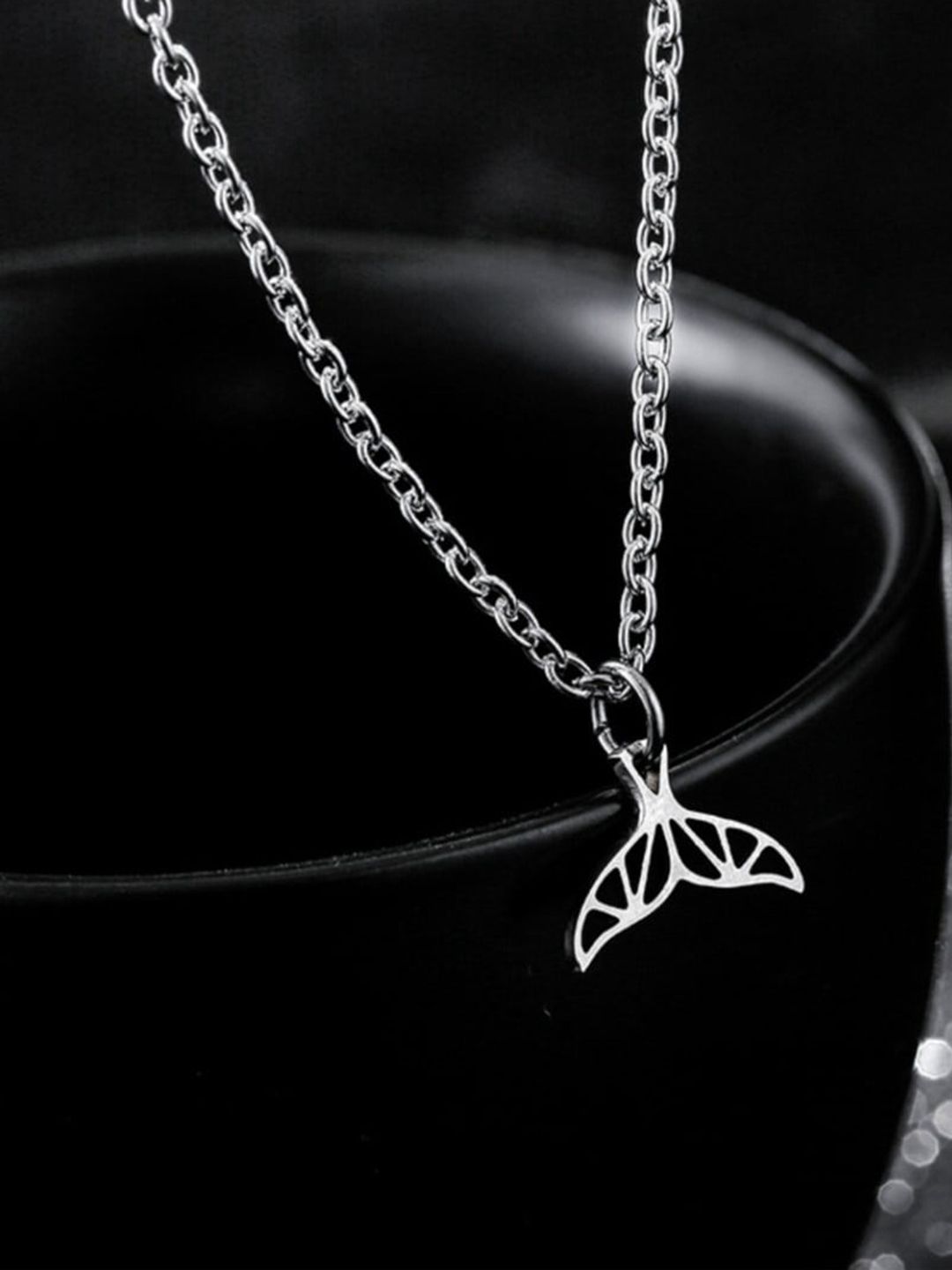 SALTY Stainless Steel Contemporary Pendant With Chain