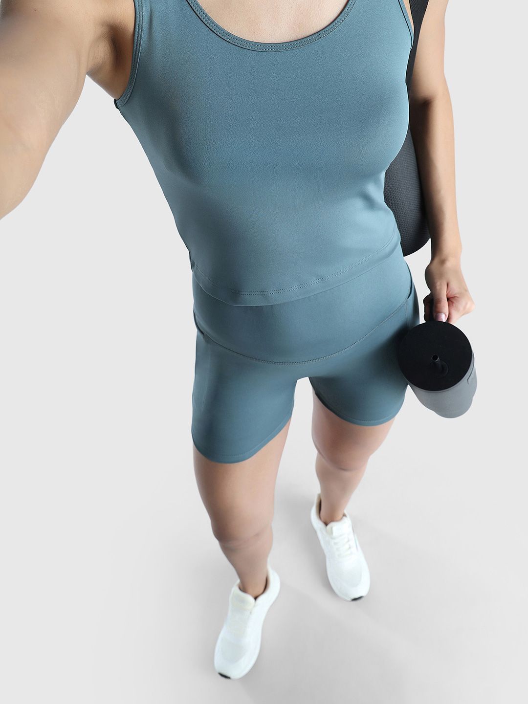 Women Slim Fit High-Rise Cycling Shorts