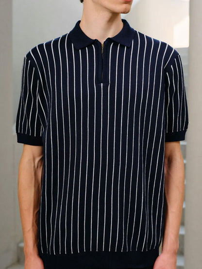 Men Polo Collar T-shirt