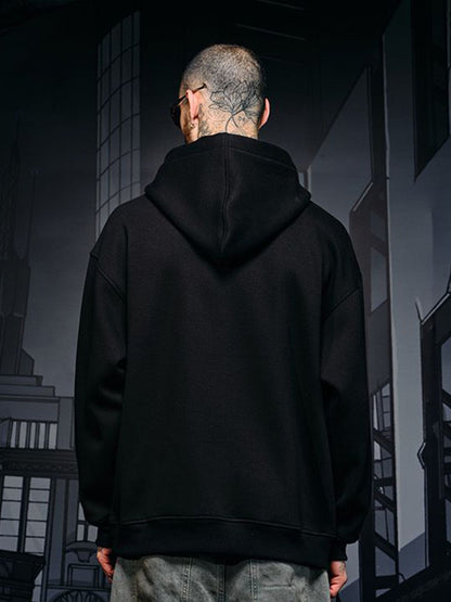 Men Printed Hooded Sweatshirt