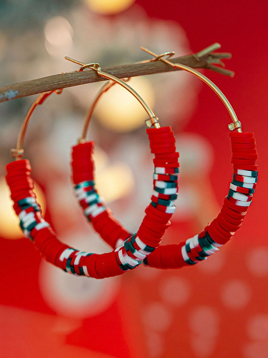 Circular Half Hoop Earrings