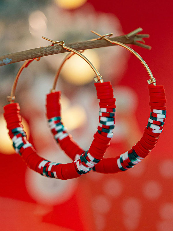 Circular Half Hoop Earrings