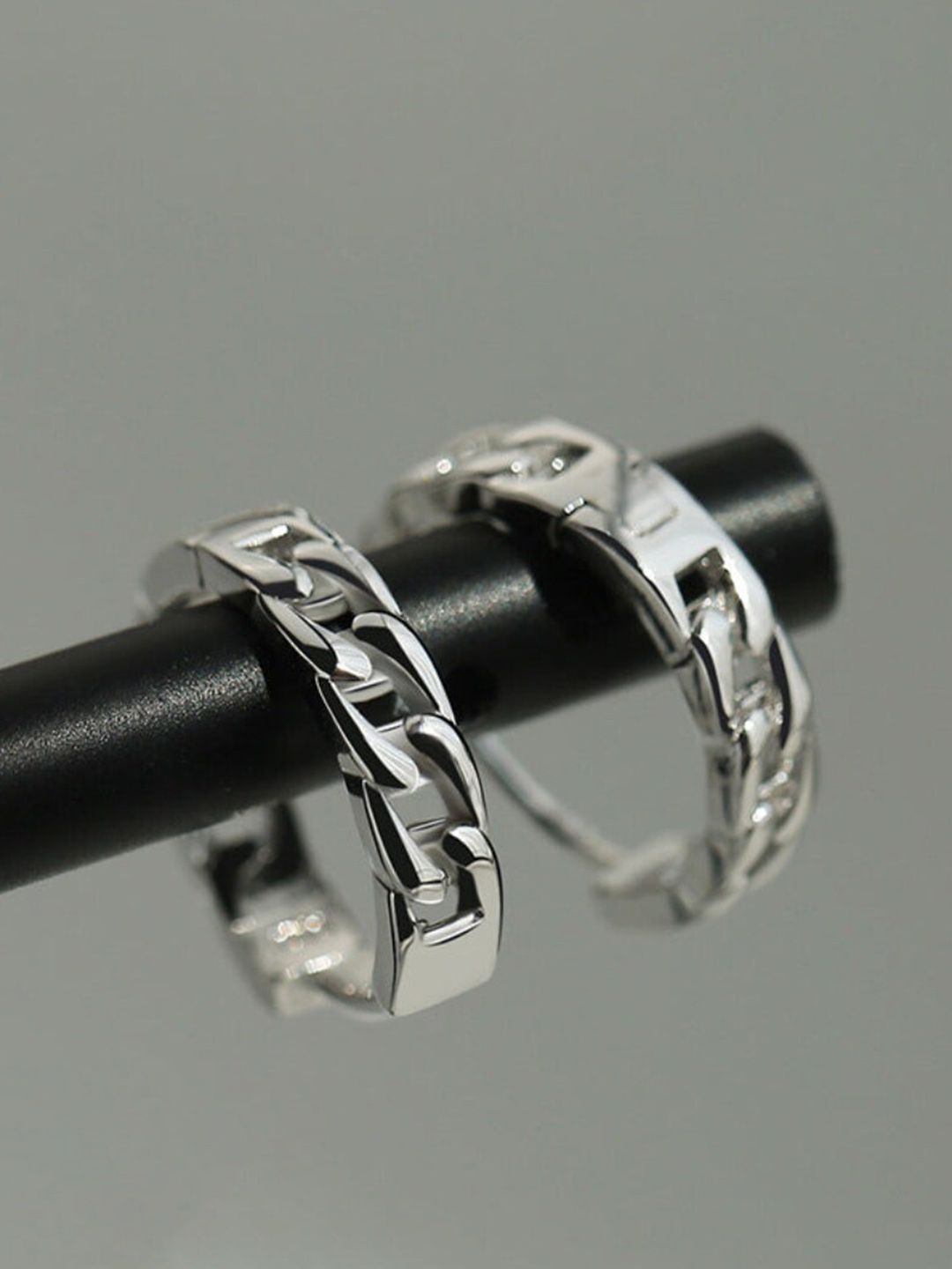 SALTY Men Circular Hoop Earrings