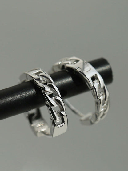 SALTY Men Circular Hoop Earrings