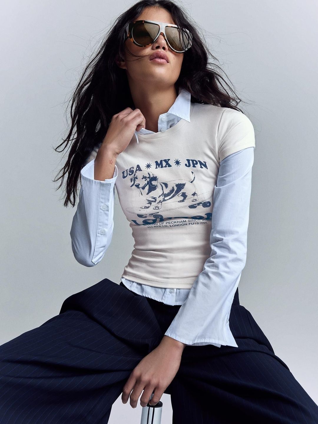 Short sleeve print T-shirt