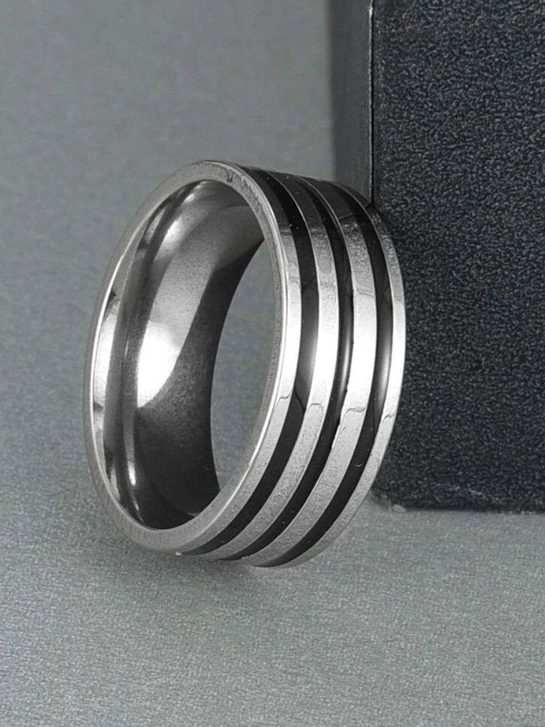 SALTY Men Stainless Steel Marshal Ring