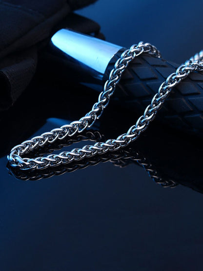 SALTY Silver-Toned Titan Chain