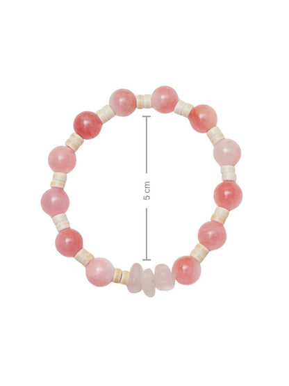 SALTY Women Crystals Studded Elasticated Bracelet