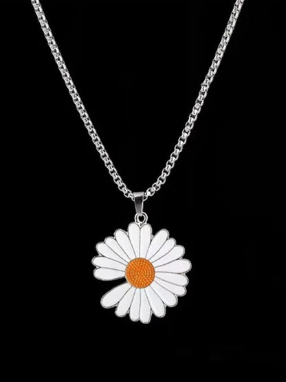 SALTY Stainless Steel Snowdrop Pendants with Chains