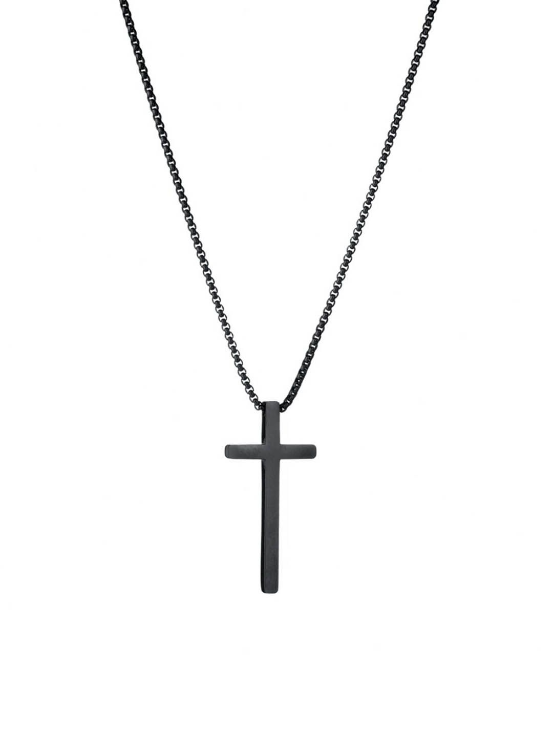 SALTY Stainless Steel Sacred Crossroads Pendant With Chain