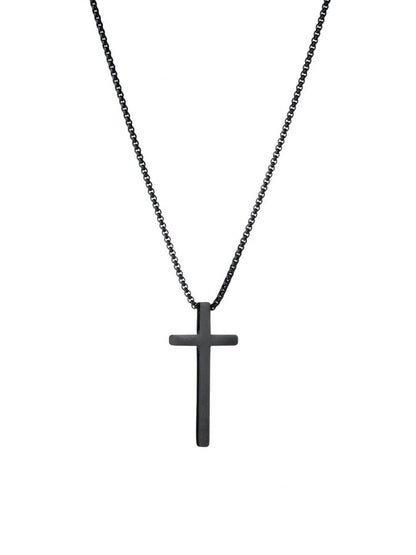 SALTY Stainless Steel Sacred Crossroads Pendant With Chain