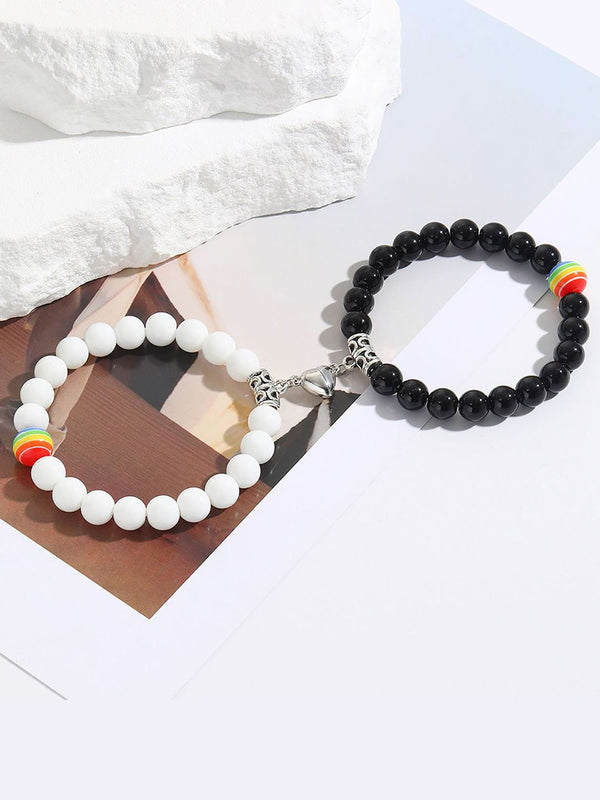Women 2 Handcrafted Silver-Plated Bracelet