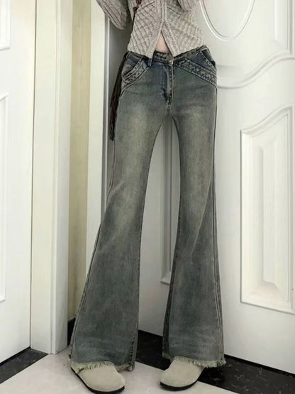 Women Flared Mid-Rise Light Fade Jeans