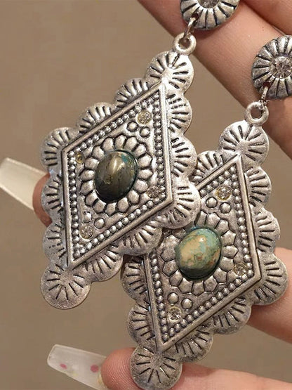 Geometric Drop Earrings