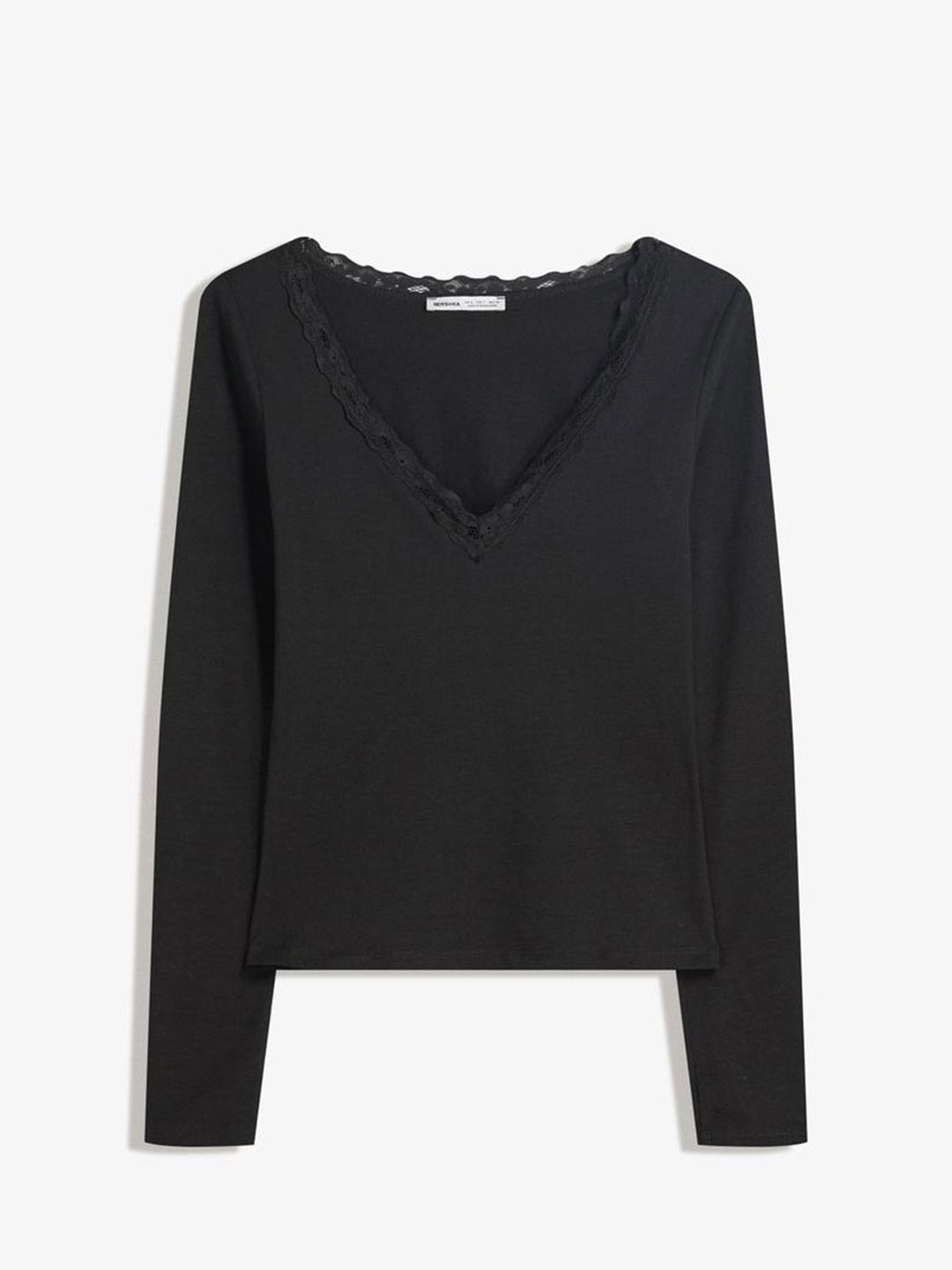 Long sleeve lace T-shirt